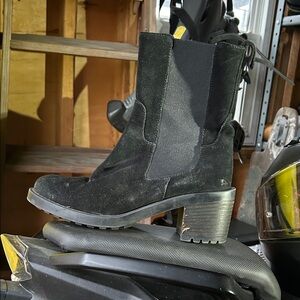 Black Suede Women's Ankle Boots